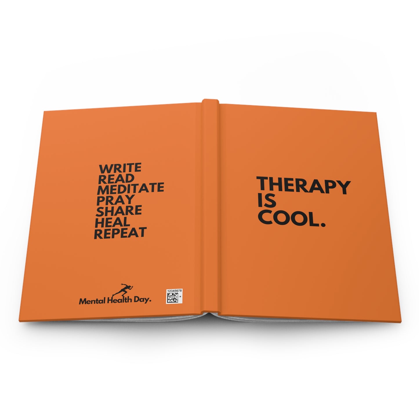 Therapy Is Cool - Therapy Journal - Orange