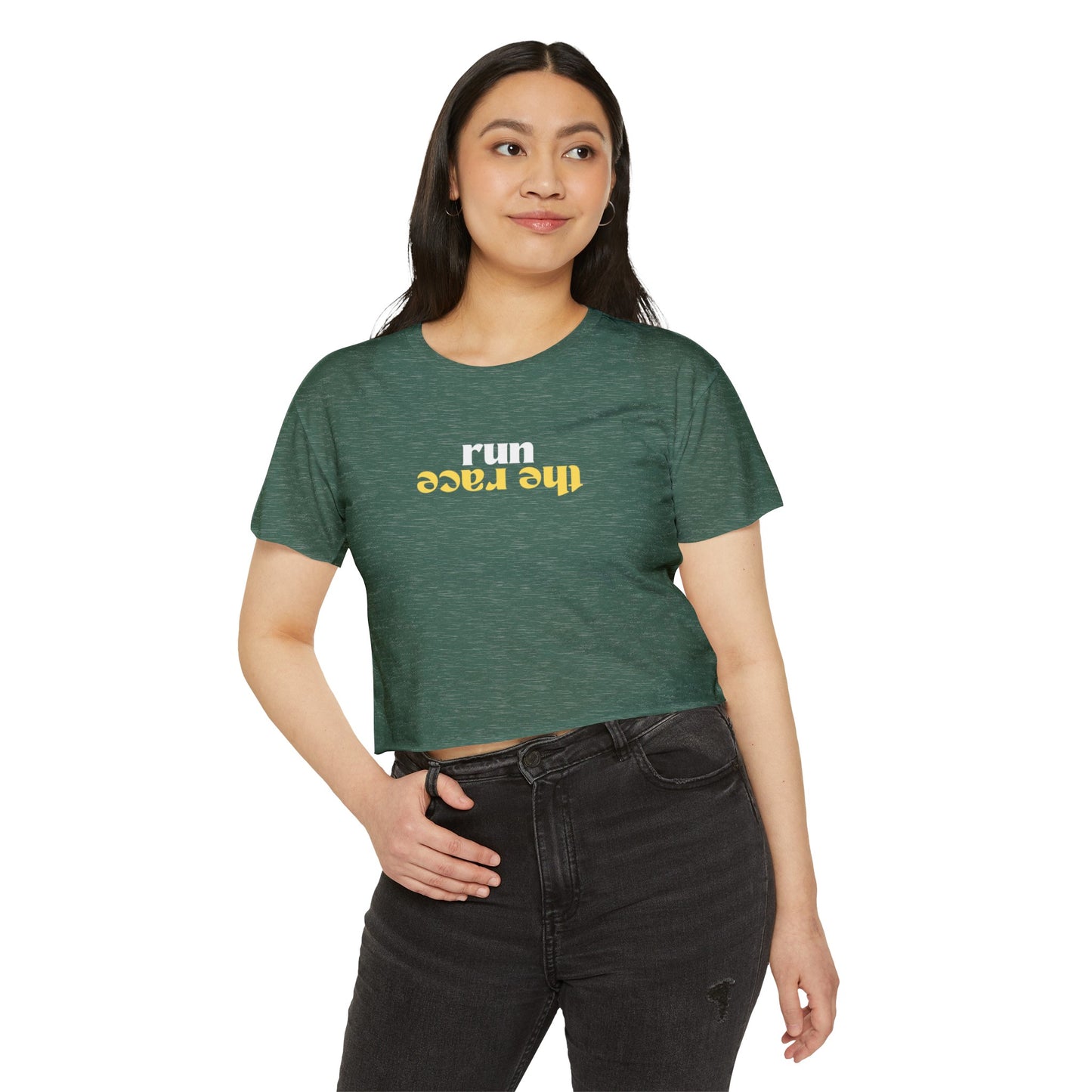 Run the Race - Women's Festival Crop Top