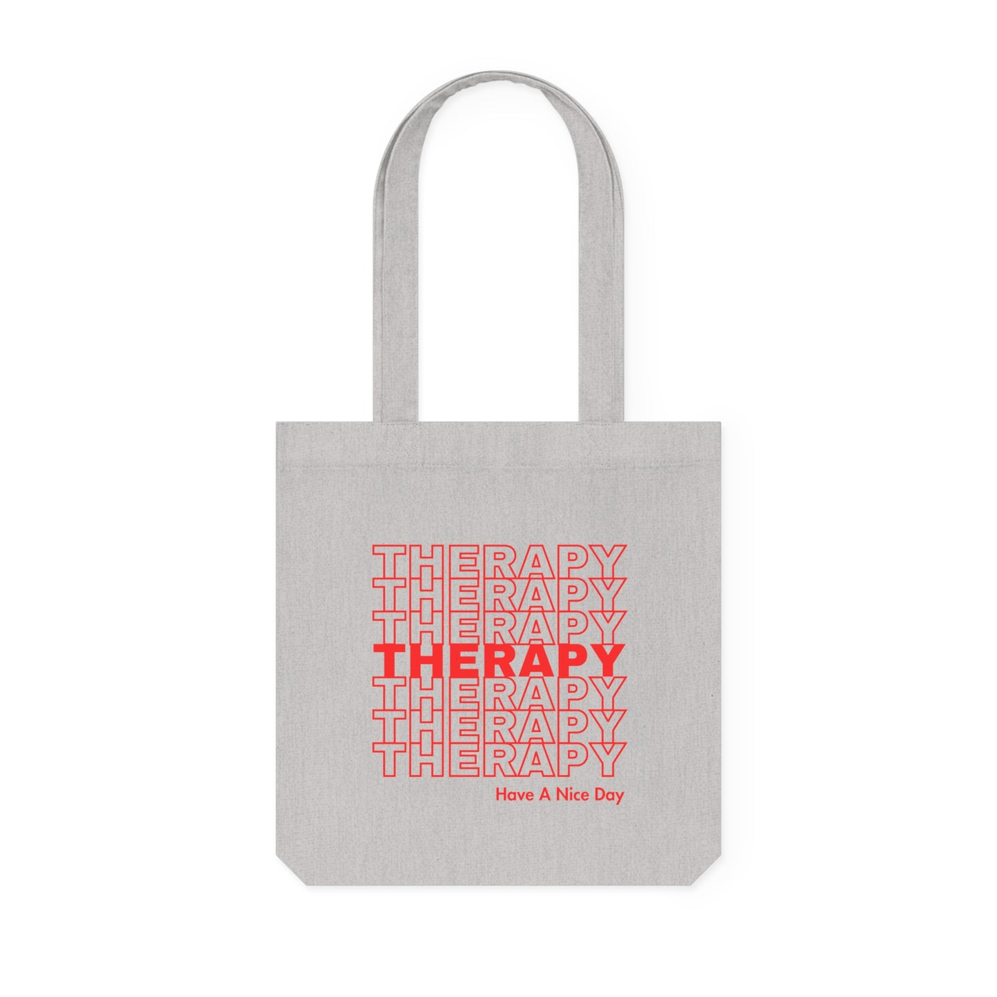 Therapy Have a Nice Day Woven Tote Bag