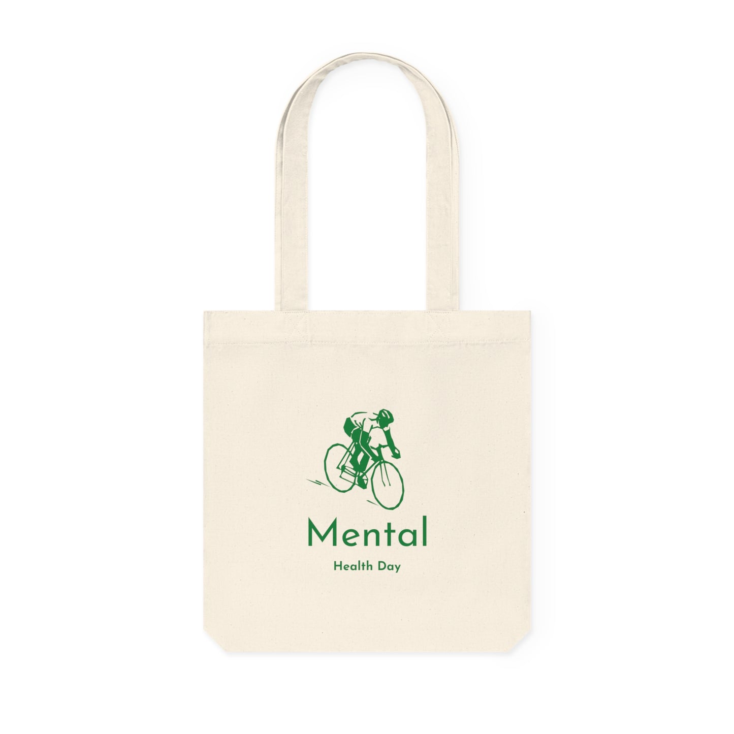 Mental Health Day - Cycle Woven Tote Bag