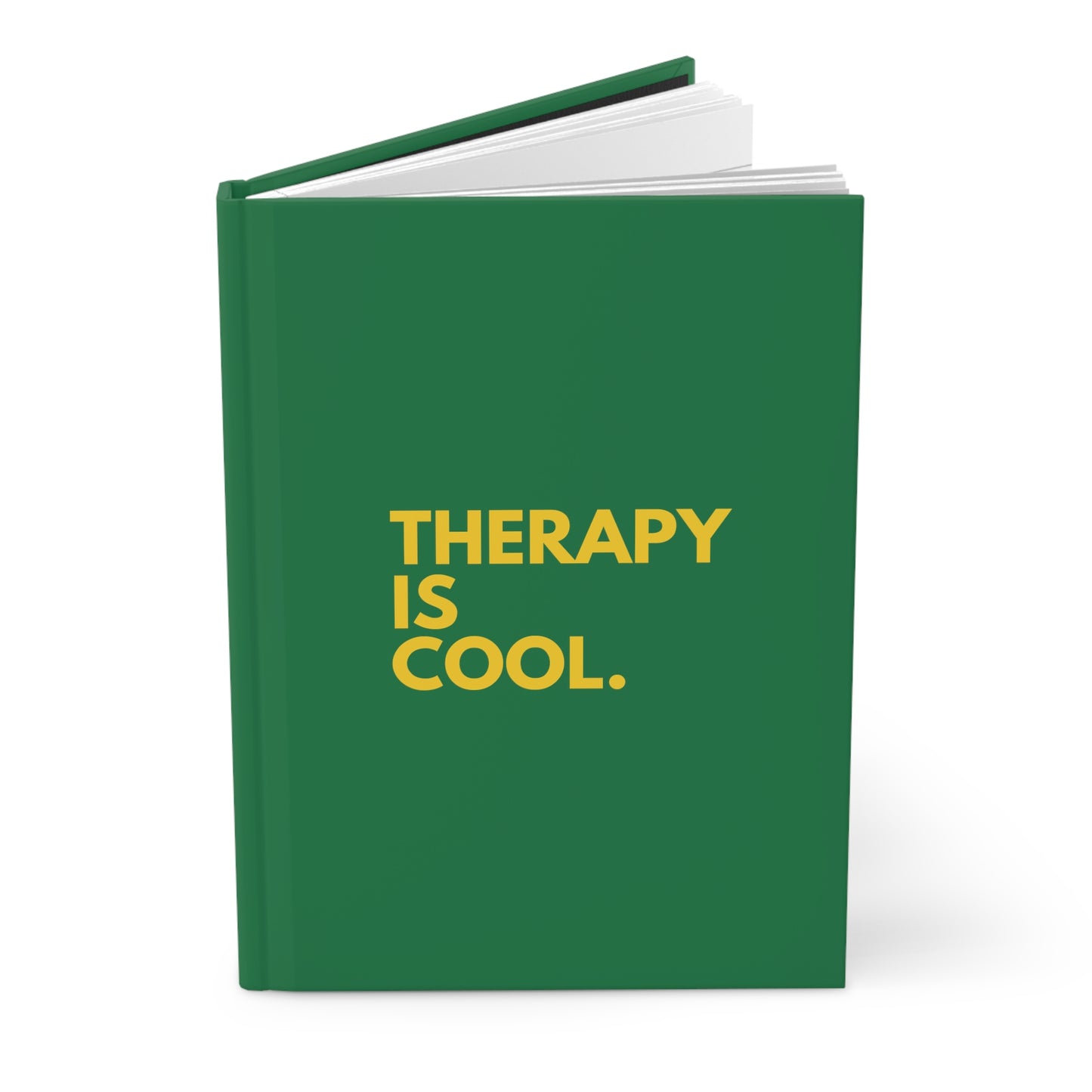 Therapy Is Cool - Therapy Journal - Hunter Green