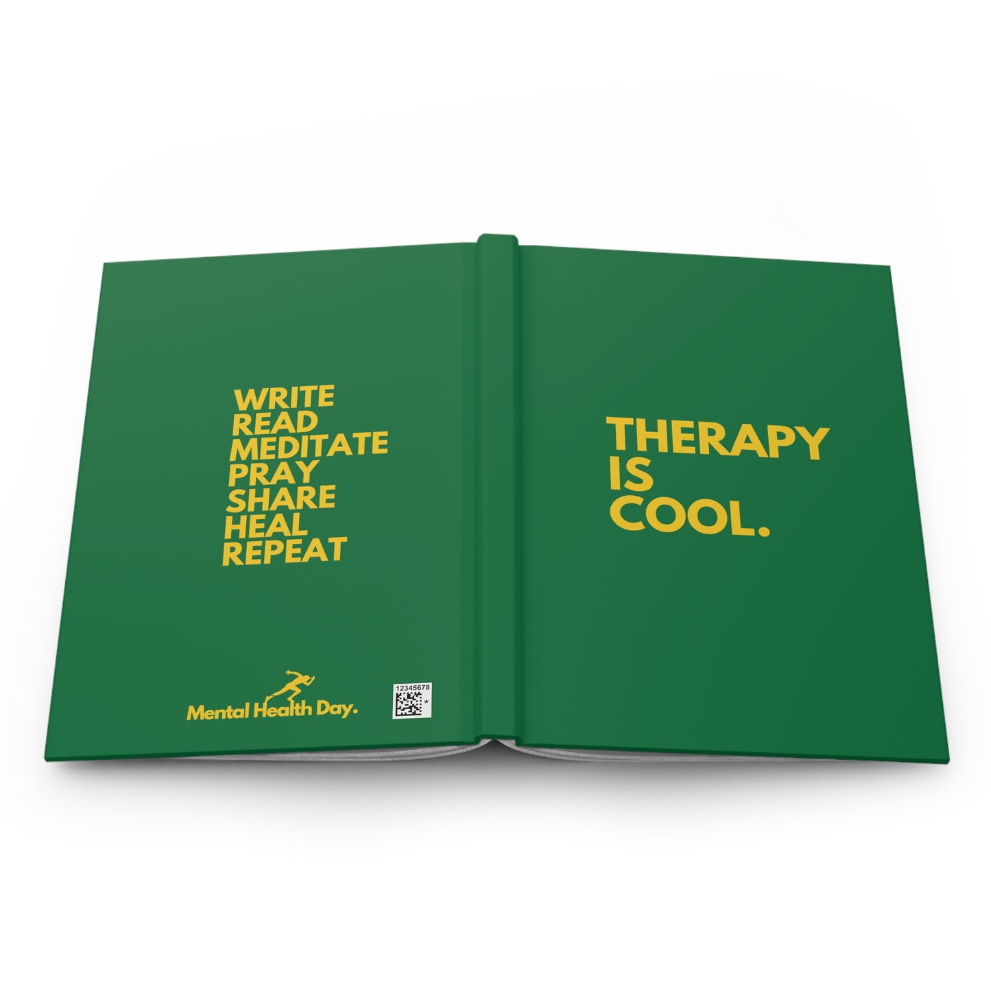 Therapy Is Cool - Therapy Journal - Hunter Green