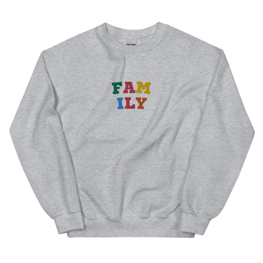 Family - Fam I Love You Embroidered Sweatshirt