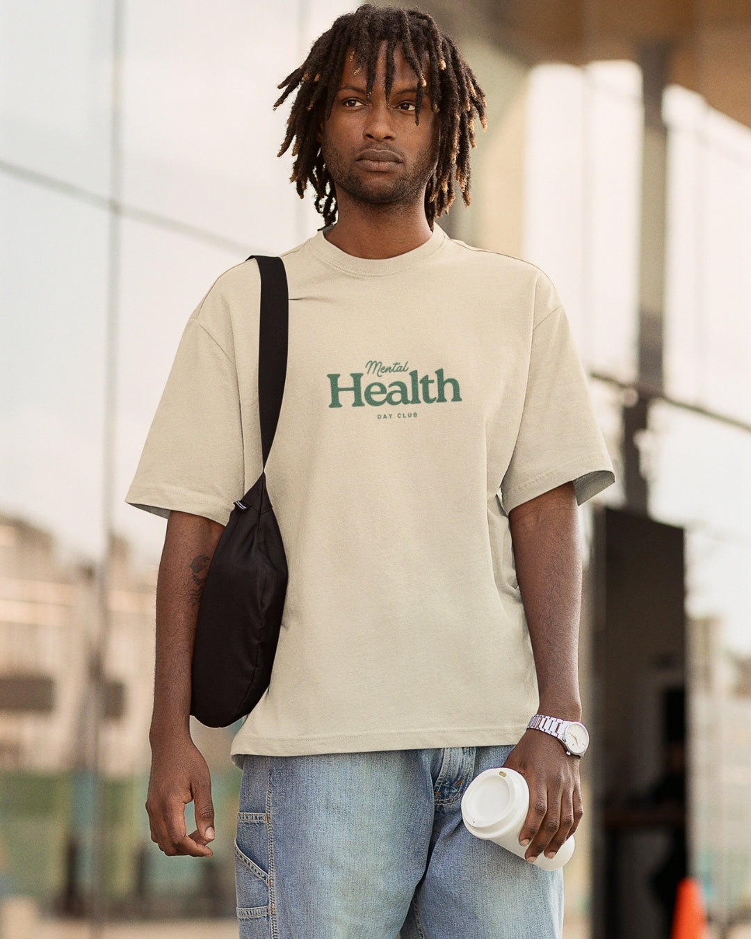 Mental Health Day Club - Unisex Oversized Boxy Tee