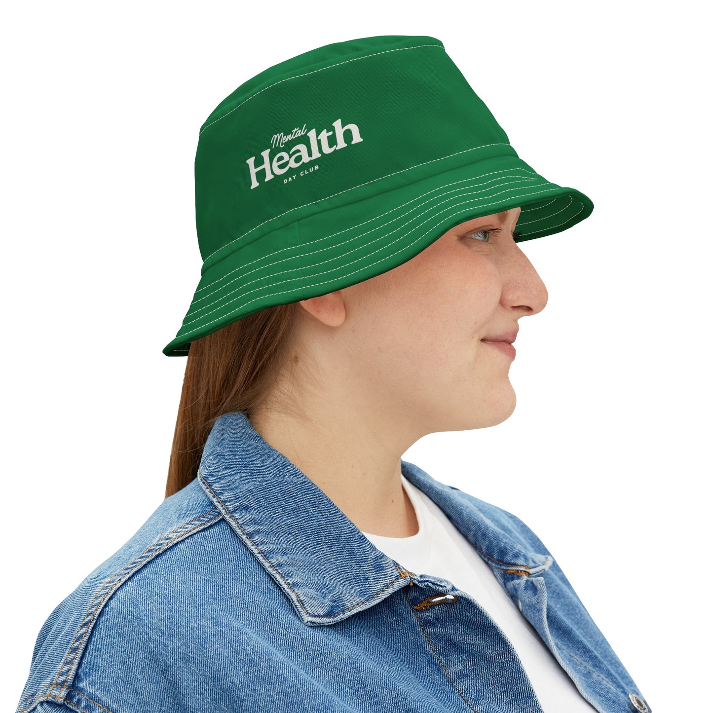 Mental Health Day Club - Green Bucket Hat