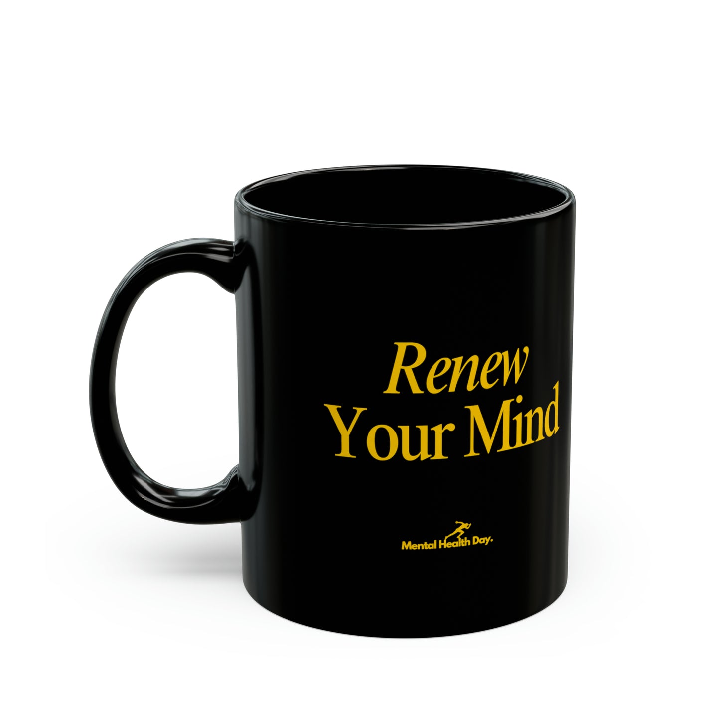 Renew Your Mind - Black Ceramic Mug