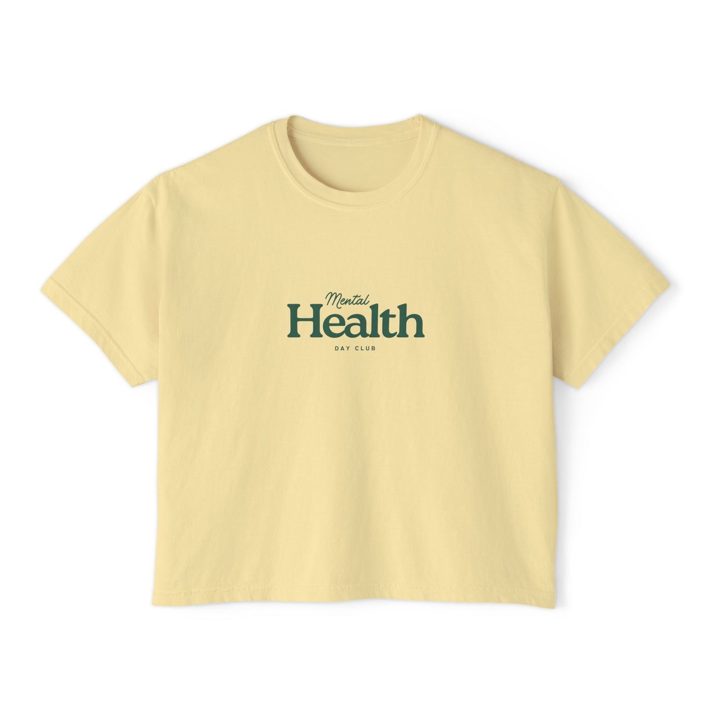 Mental Health Day Club - Women's Boxy Tee