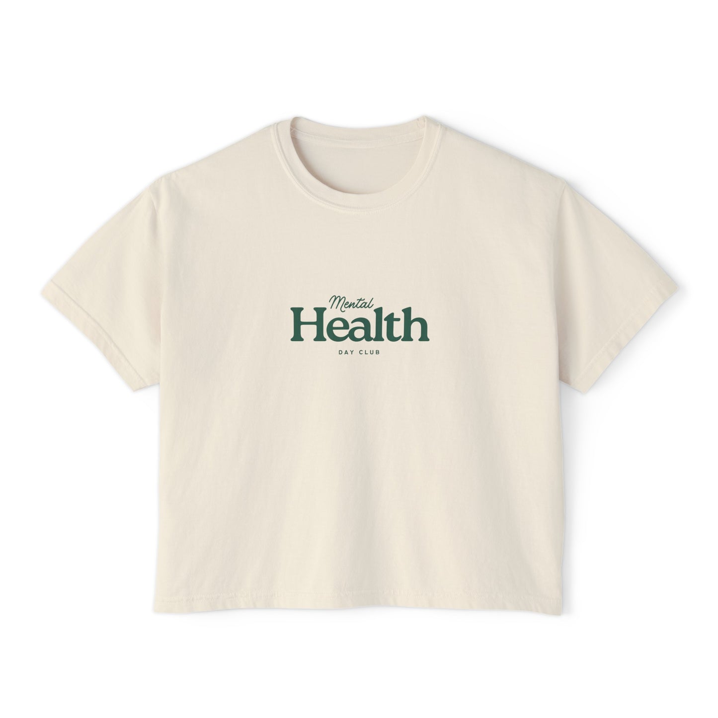 Mental Health Day Club - Women's Boxy Tee