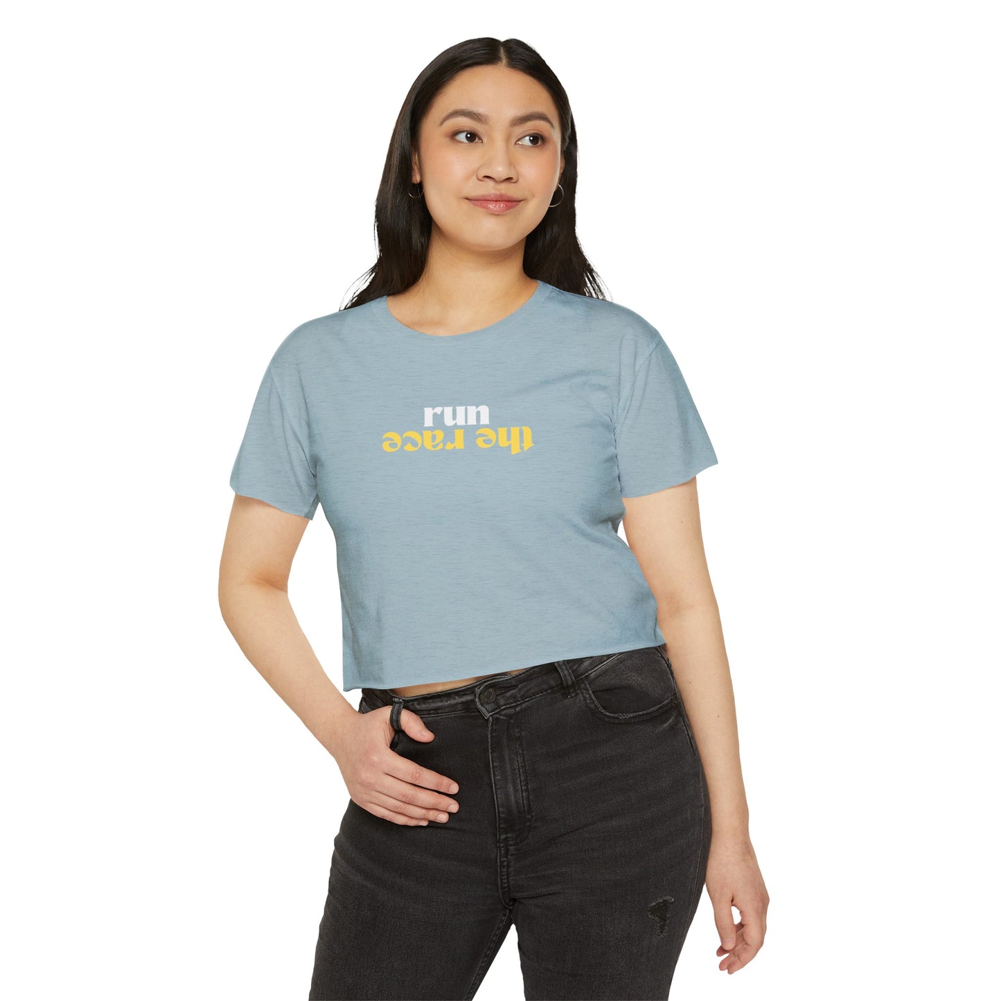 Run the Race - Women's Festival Crop Top