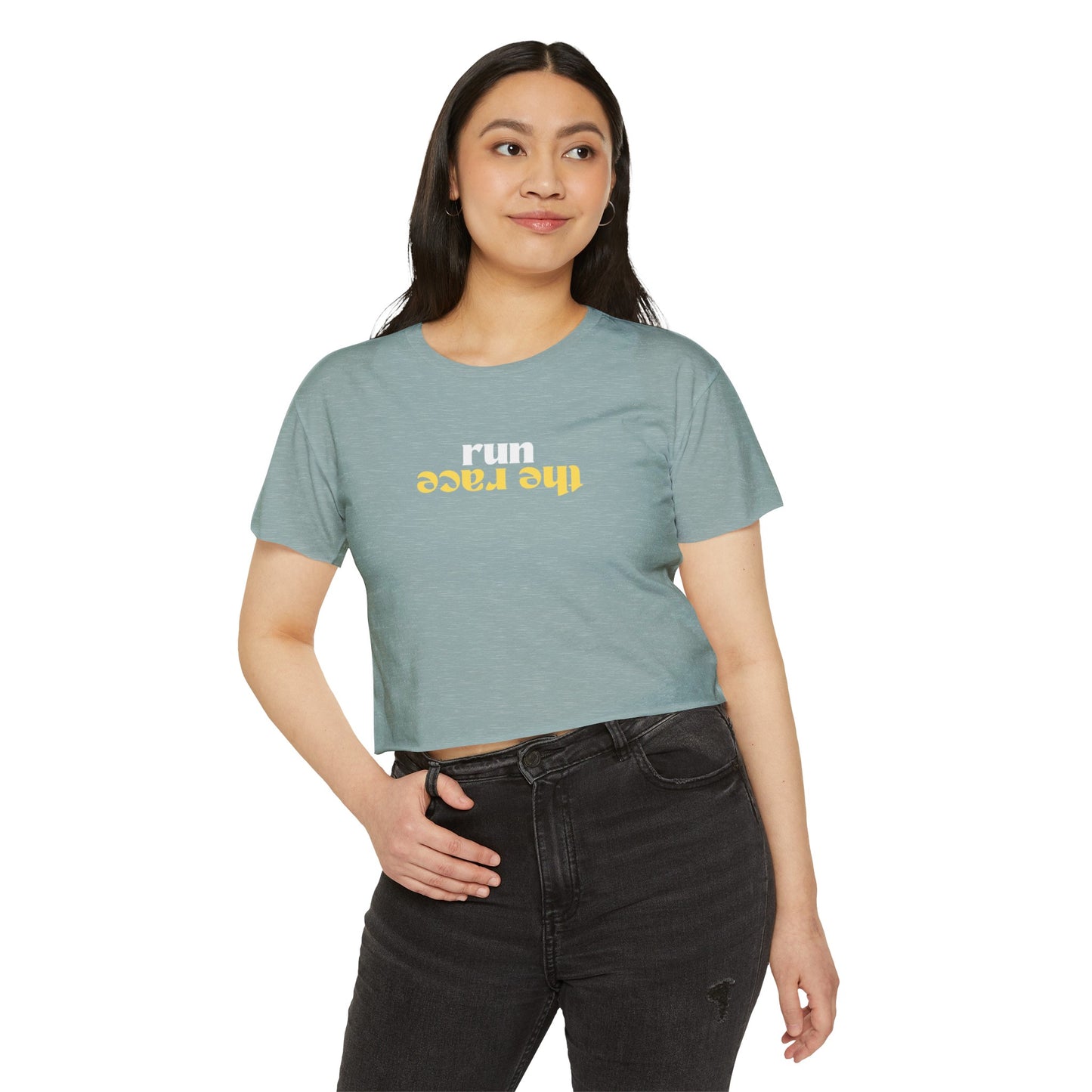 Run the Race - Women's Festival Crop Top