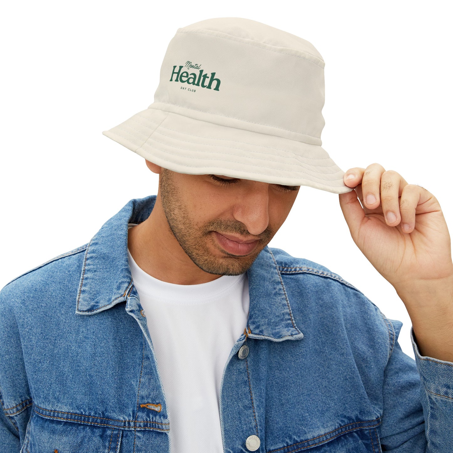 Mental Health Day Club - Beige Bucket Hat