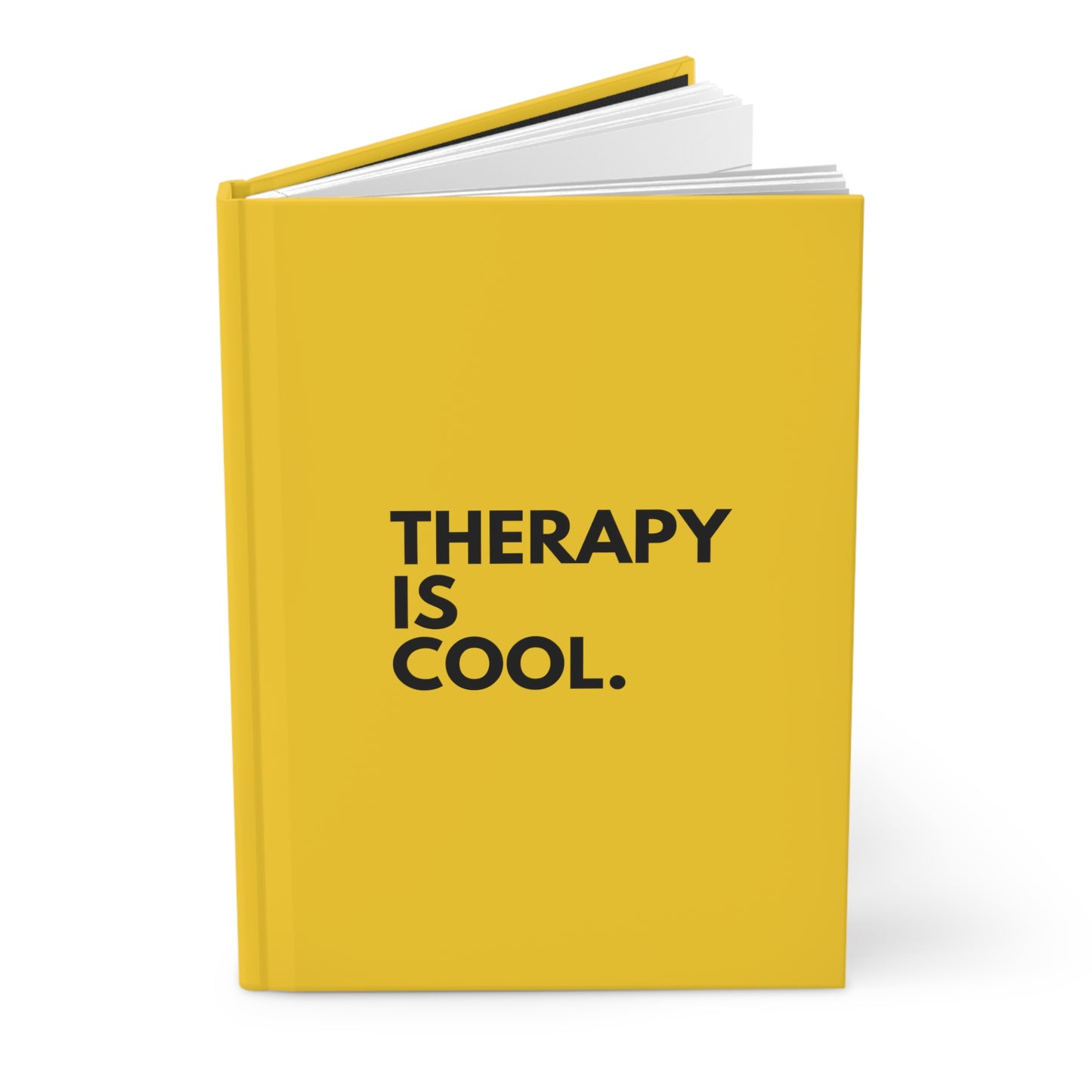 Therapy Is Cool - Therapy Journal - Yellow