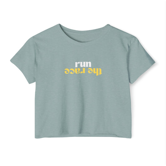 Run the Race - Women's Festival Crop Top