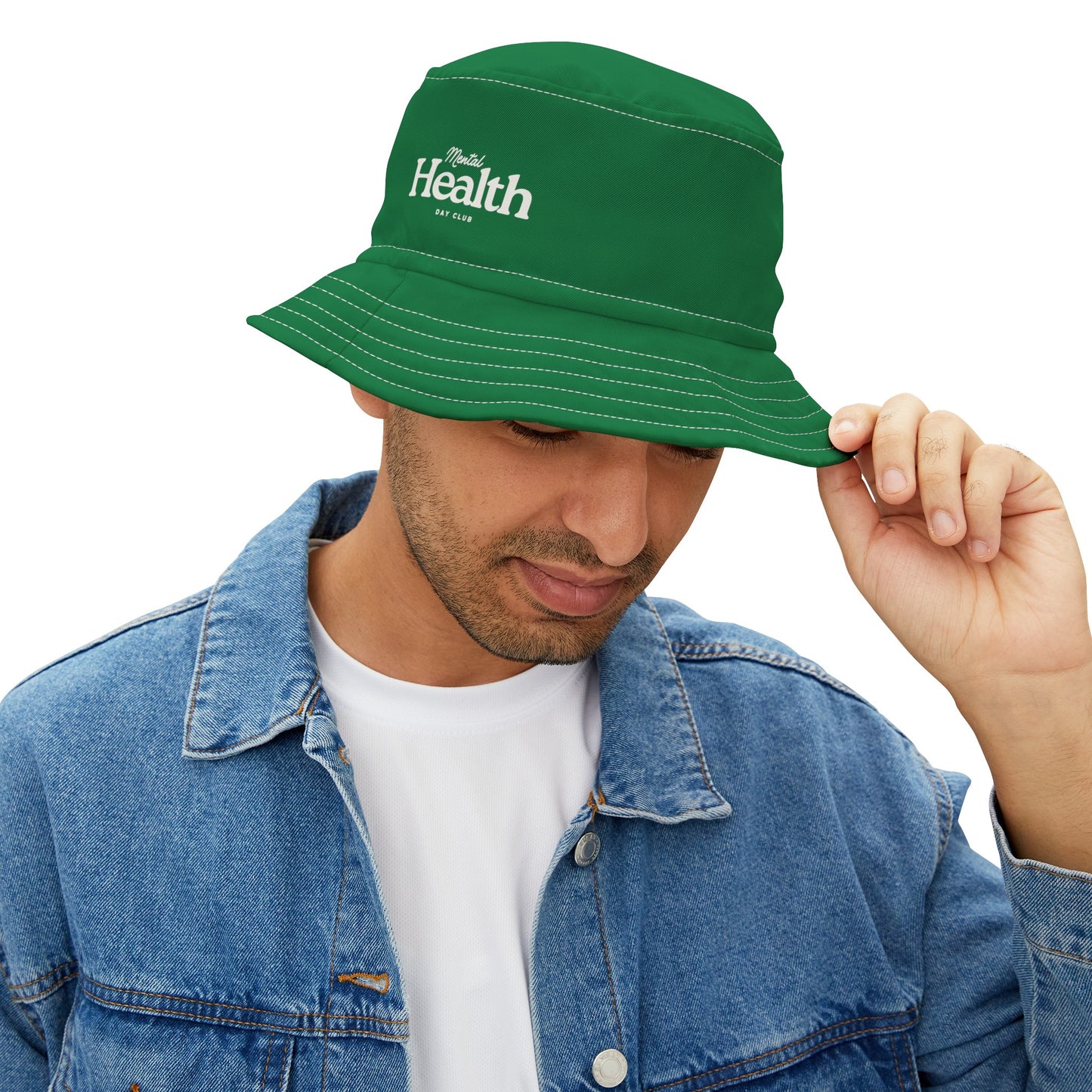 Mental Health Day Club - Green Bucket Hat