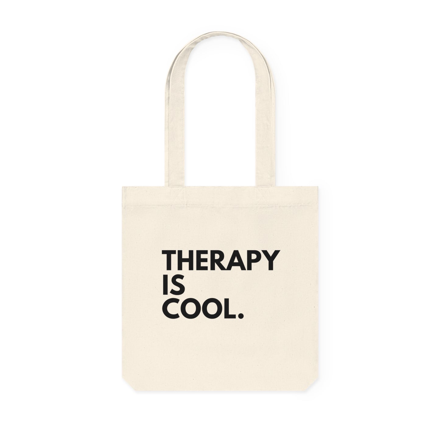 Therapy Is Cool - Woven Tote Bag