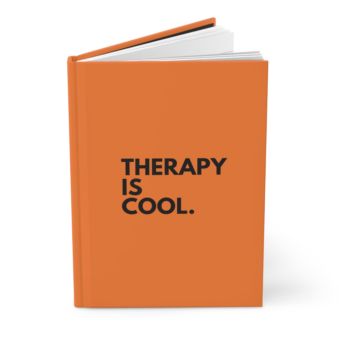 Therapy Is Cool - Therapy Journal - Orange