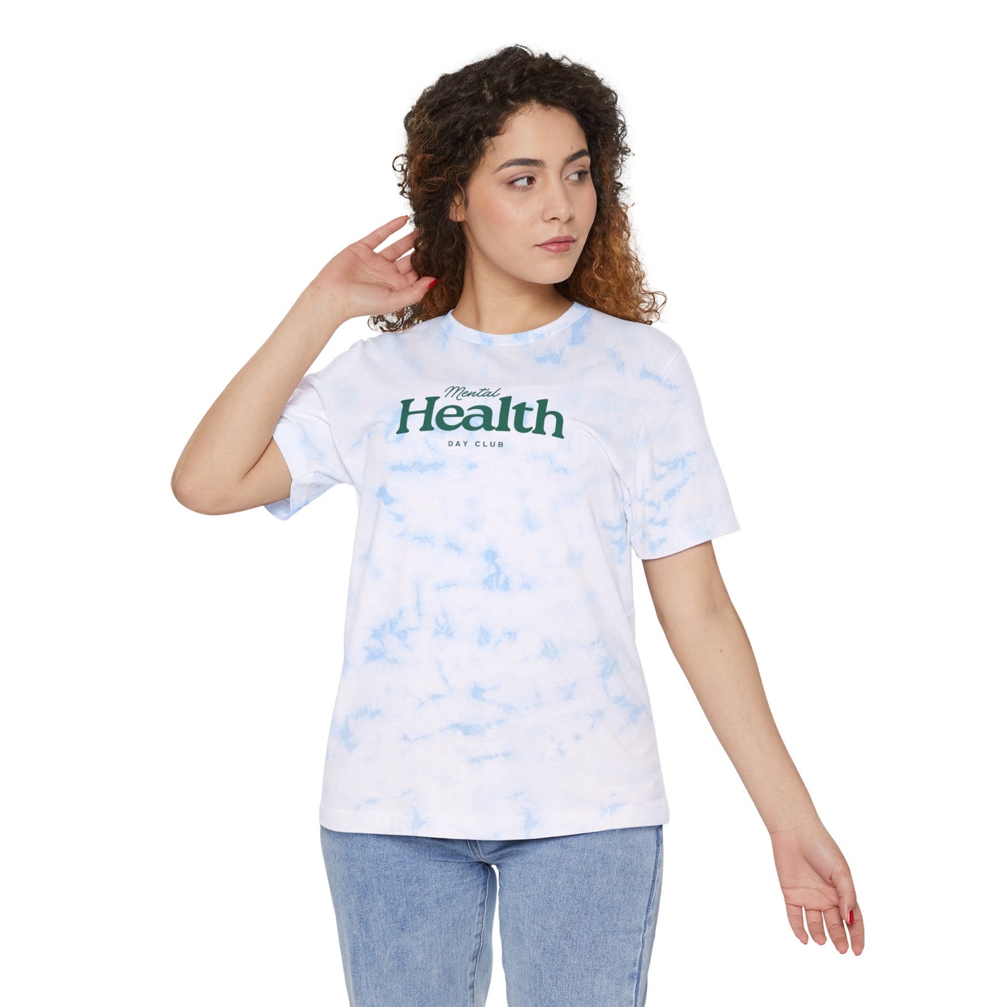 Mental Health Day Club - UniSex Tie-Dyed T-Shirt