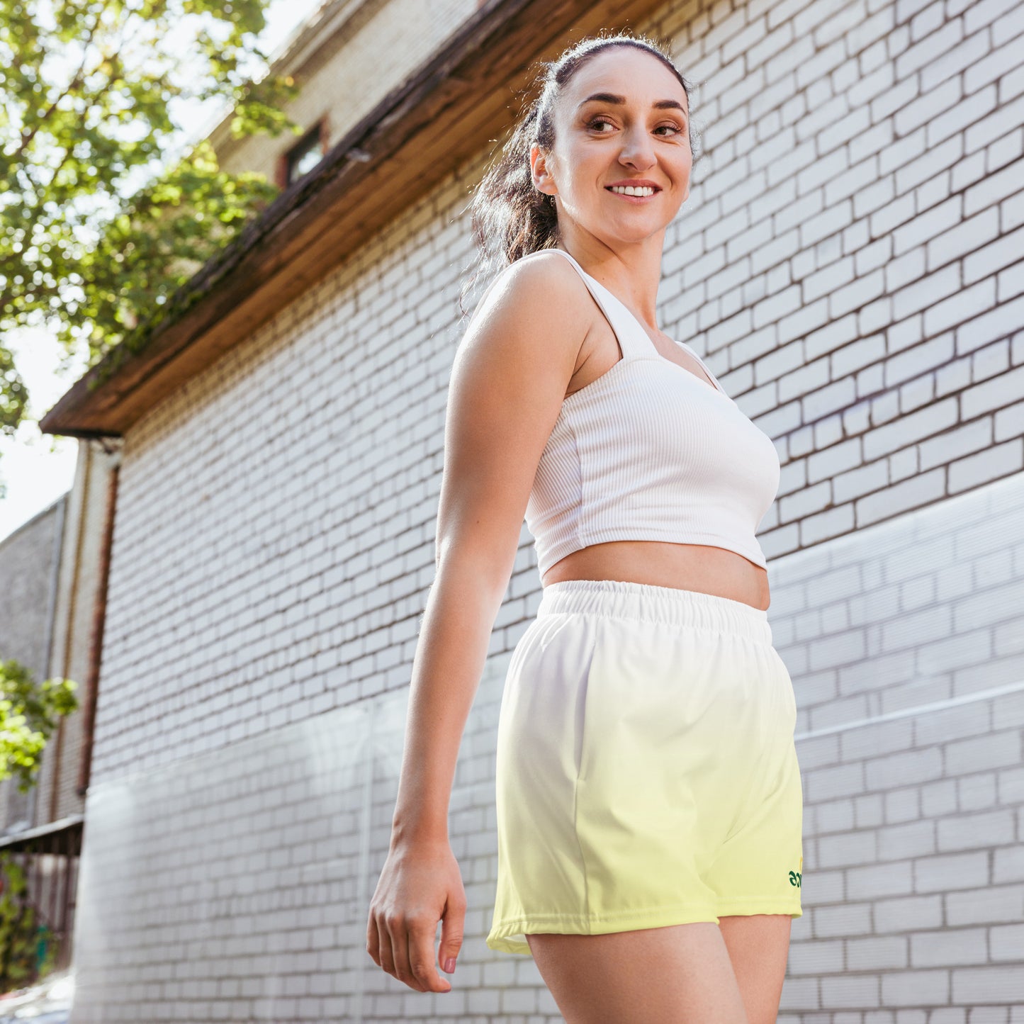 Run the Race - Women’s Gradient Athletic Shorts