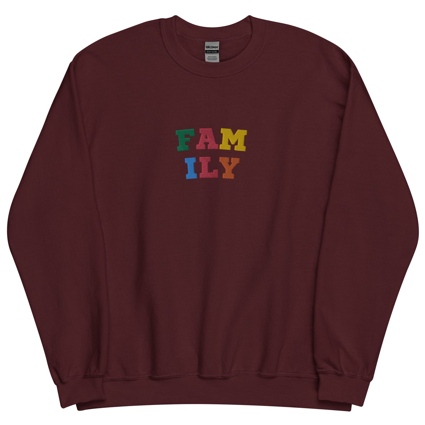 Family - Fam I Love You Embroidered Sweatshirt