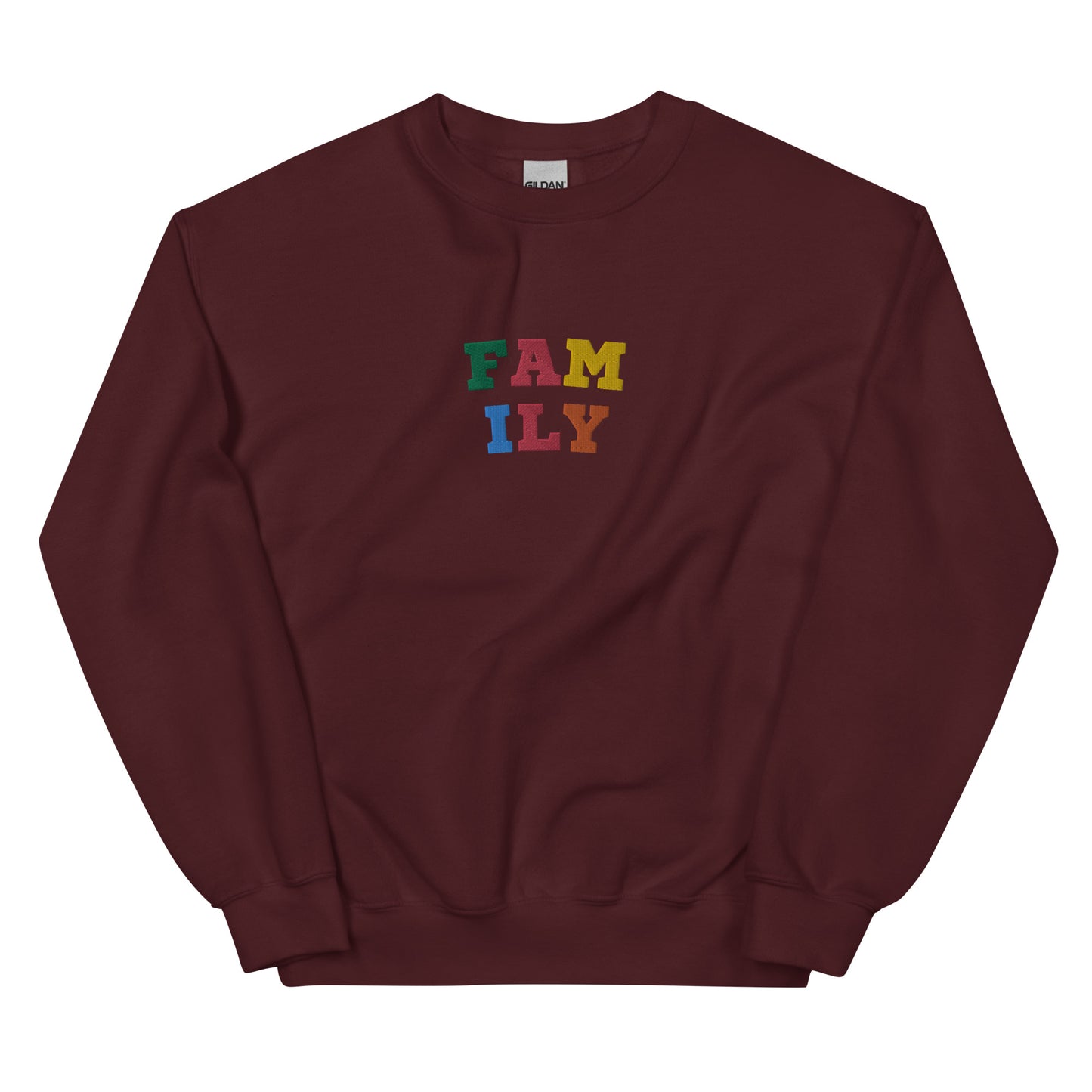 Family - Fam I Love You Embroidered Sweatshirt