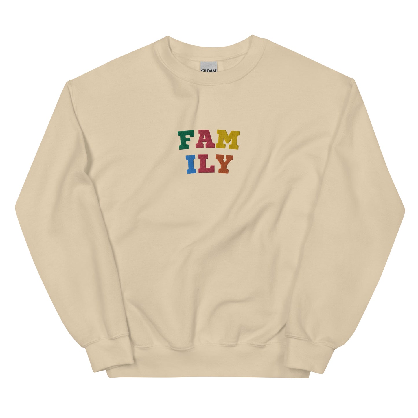 Family - Fam I Love You Embroidered Sweatshirt